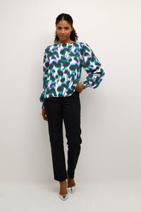 Kaffe Kaamilia Digital Flower Print Blouse, 10507803