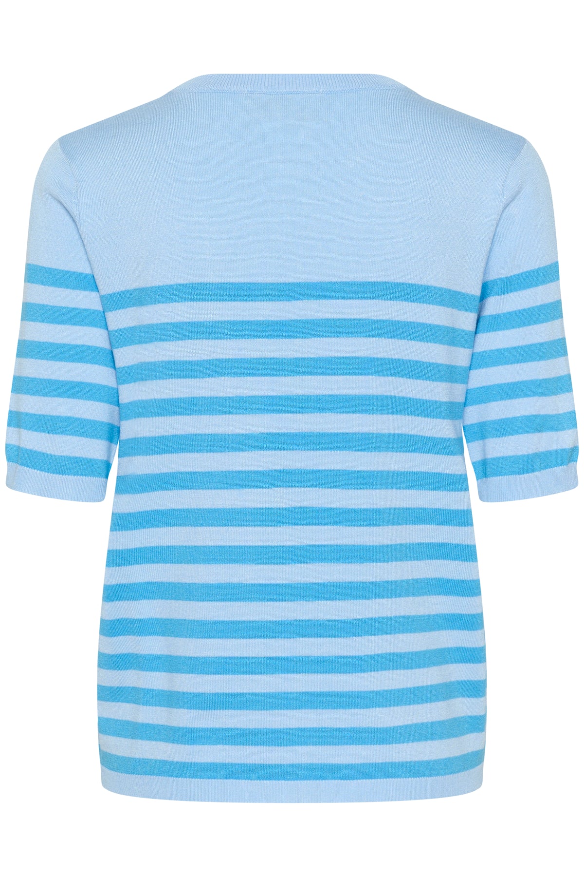 Kaffe Kalizza Baby Blue/Cornflour Blue Striped Knit, 10508410