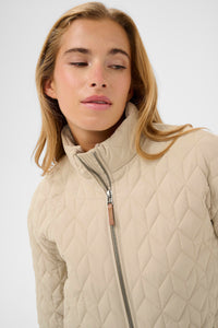 Kaffe KaLeila Dusky Green Quilted Jacket, 10511122