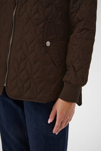 Kaffe KaLeila Coffee Bean Quilted Jacket