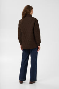 Kaffe KaLeila Coffee Bean Quilted Jacket