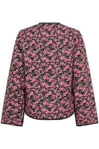 Kaffe Kanuria Pink/Khaki Floral Quilted Jacket, 10511167