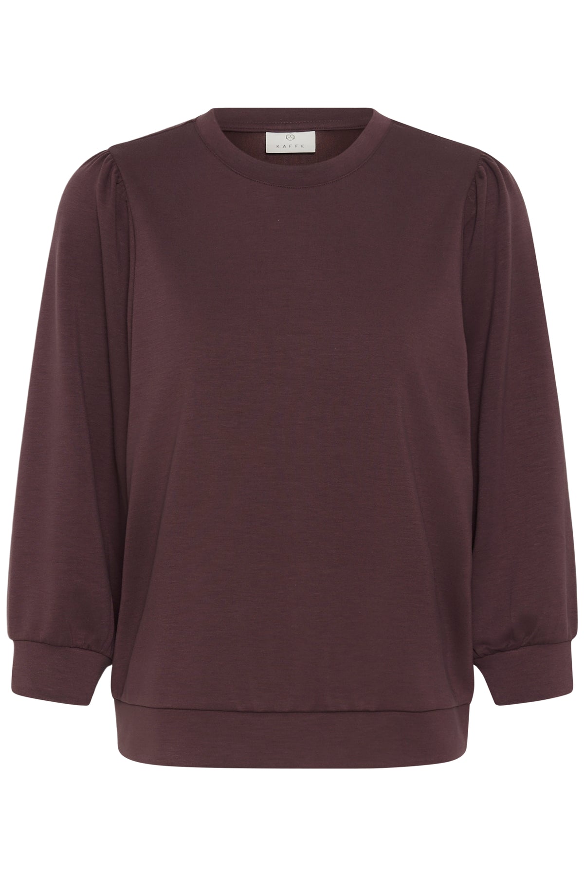 Kaffe Kaannie Fudge Burgundy Modal Top, 10511348