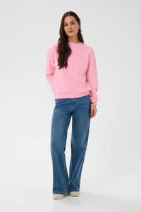 Kaffe Kamelody Pink Frosting Supersoft Fleece Lined ‘Cherry Bliss’ Sweatshirt