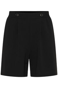 Kaffe Kaphoebe Black Elasticated Waist Shorts, 10511490