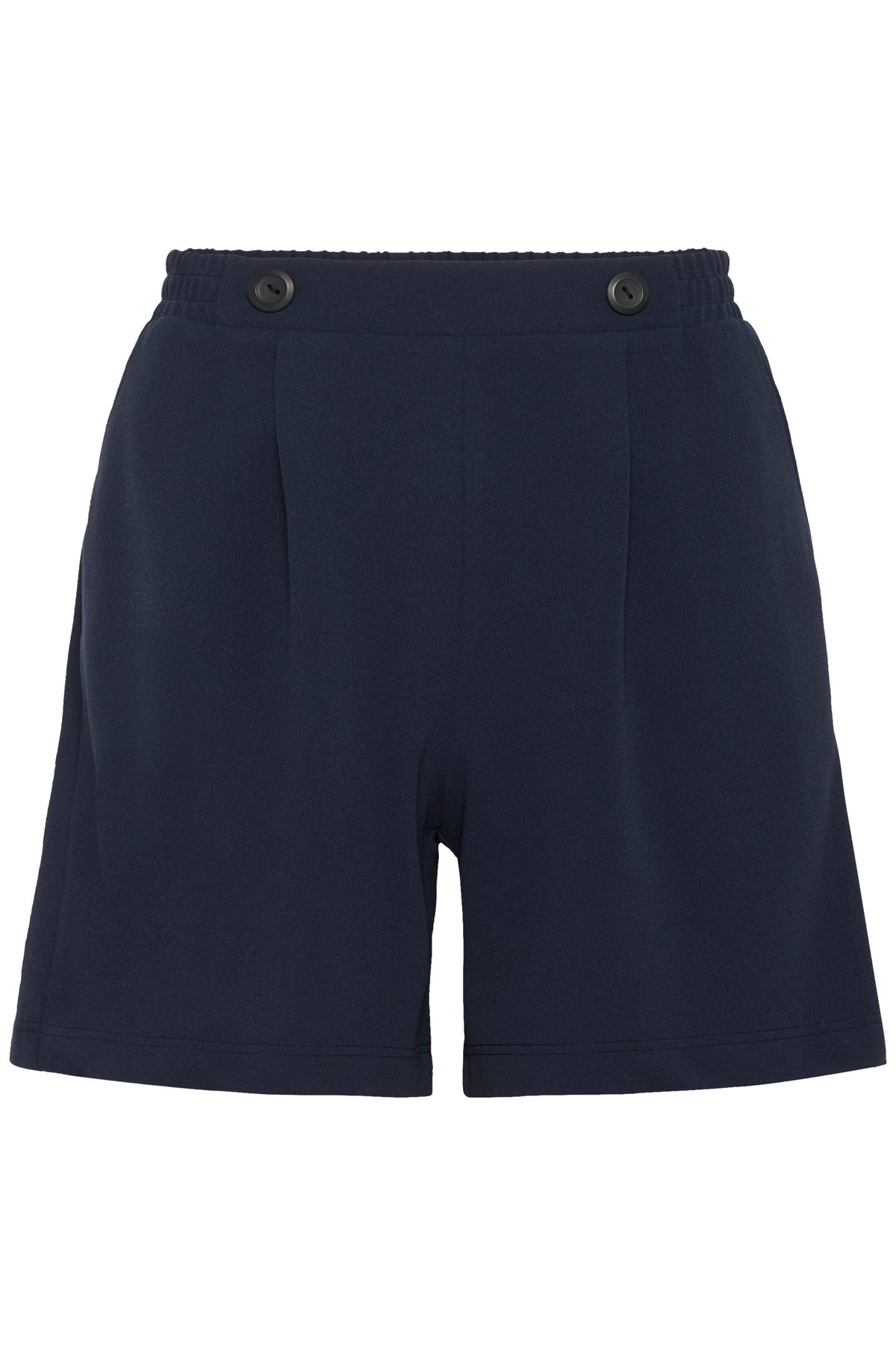 Kaffe Kaphoebe Midnight Marine Elasticated Waist Shorts