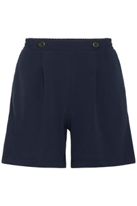Kaffe Kaphoebe Midnight Marine Elasticated Waist Shorts