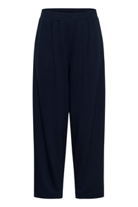 Kaffe Kaannie Midnight Marine Modal Barrel Leg Joggers, 10511588