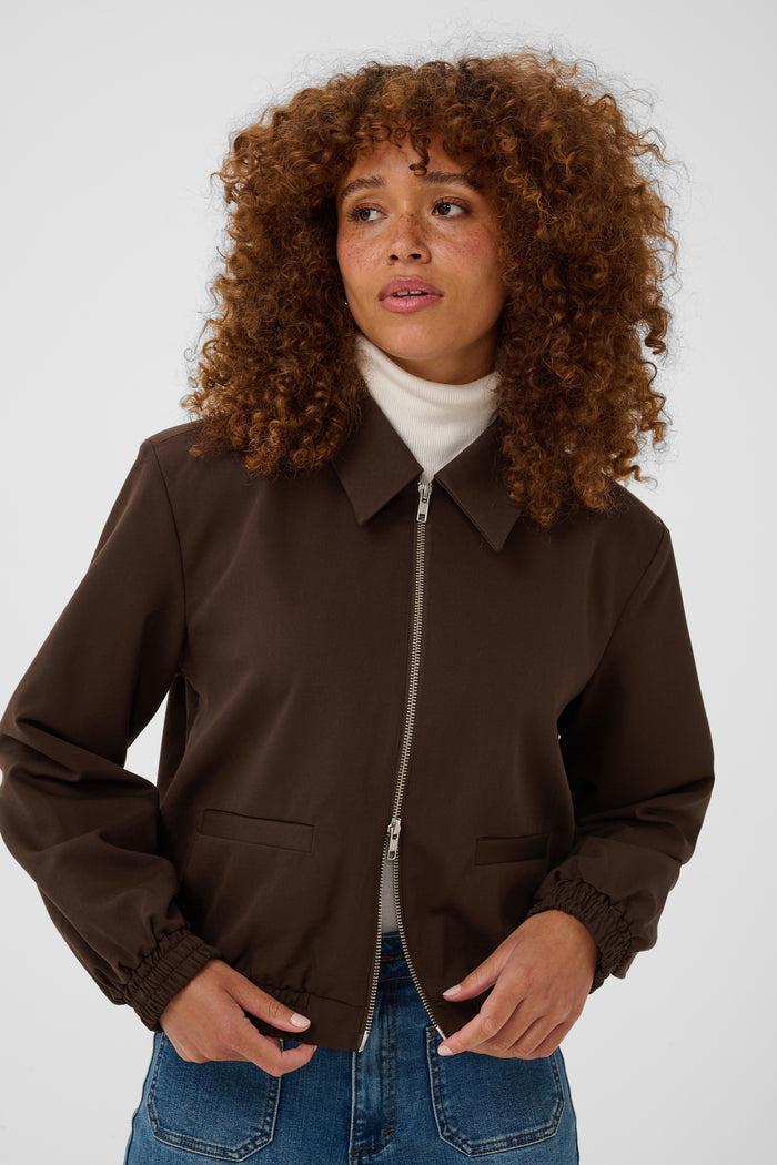 Kaffe Kasakura Coffee Bean Bomber Jacket, 10512340