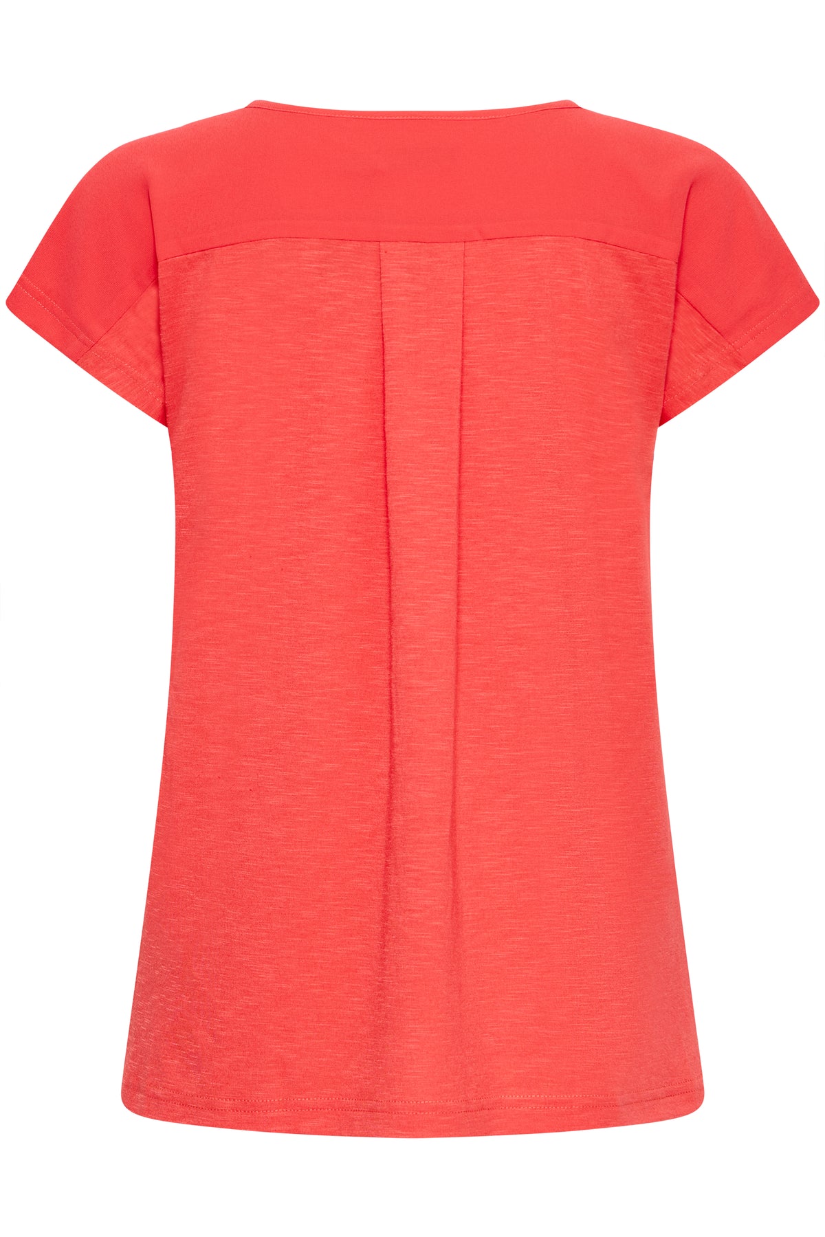 Fransa FrZawov Hibiscus Red V-Neck Top, 20603737