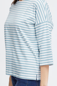 Fransa FrSiva Endless Sky Oversized Striped Top, 20611666