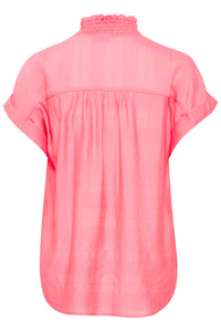 Fransa Tiani Pink Carnation Relaxed Fit Shirt, 20613842