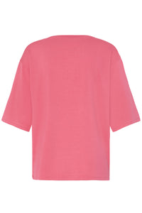 Fransa FrAurora Honeysuckle Pink Modal Oversized T-Shirt, 20615492