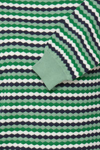 Fransa FrCaia Bosphorus Green Striped Knit, 20617448