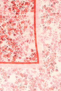 Fransa FrSanni Pink/Hibiscus Floral Print Scarf