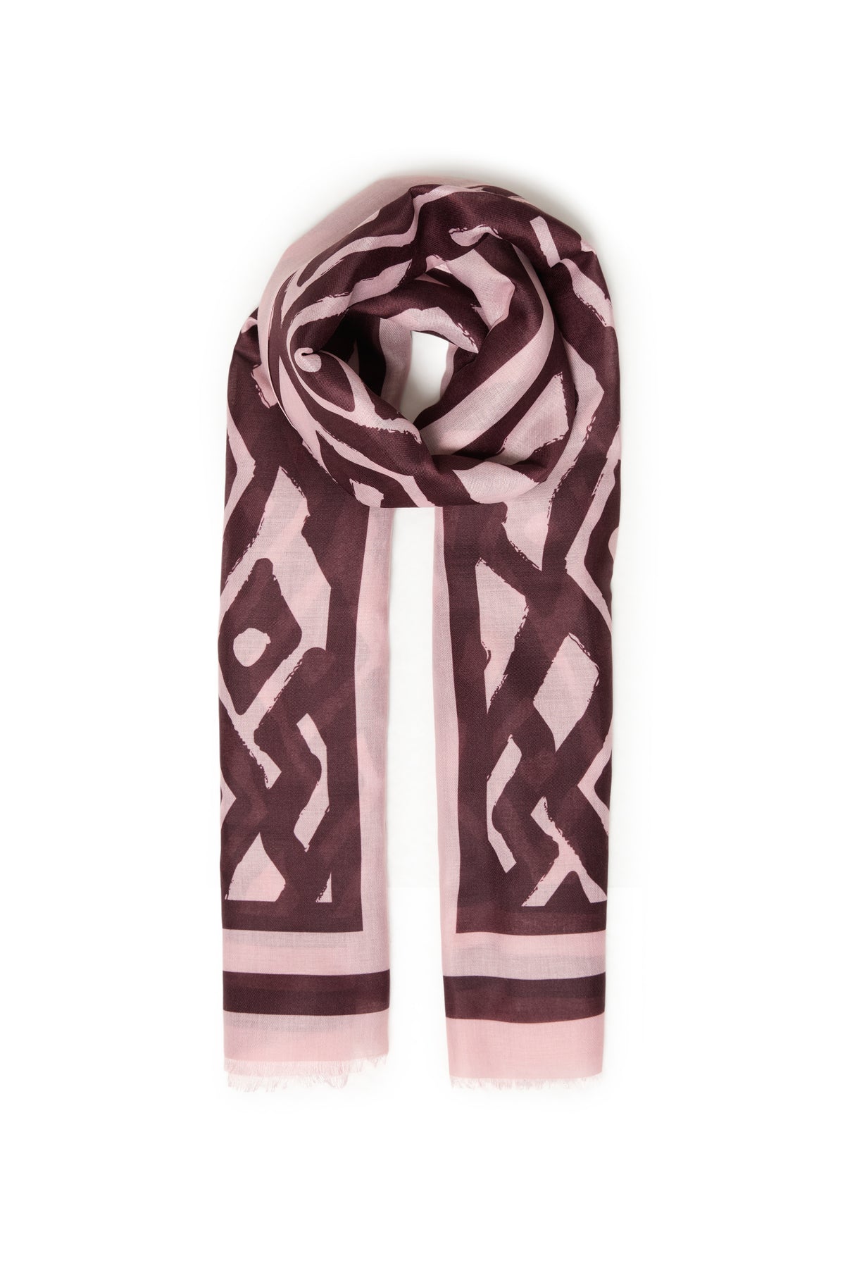 Fransa FrJilla Port Royale Geometric Print Scarf
