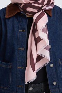 Fransa FrJilla Port Royale Geometric Print Scarf