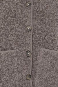 Fransa FrTenya Driftwood Teddy Fleece Gilet, 20618525