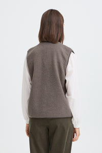 Fransa FrTenya Driftwood Teddy Fleece Gilet, 20618525