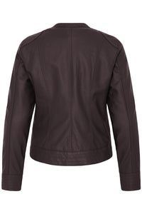 B.Young Byacom Java Brown Faux Leather Jacket, 20809396