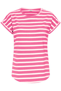 B.Young ByPamila Phlox Pink Stripe T-Shirt, 20809561