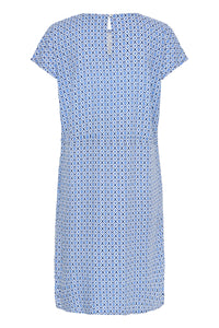 B.Young ByMmjoella Medieval Blue Relaxed Fit Knee Length Dress, 20811226