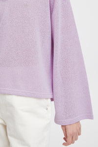 B.Young Bysif Orchid Bloom V-Neck Pullover