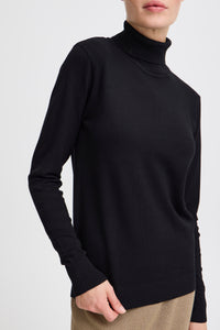B.Young Bymmorla Black Rollneck Knit, 20815298