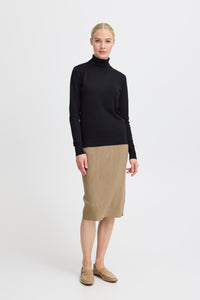 B.Young Bymmorla Black Rollneck Knit, 20815298