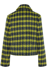 B.Young Bycays Navy Blazer Houndstooth Oversized Jacket