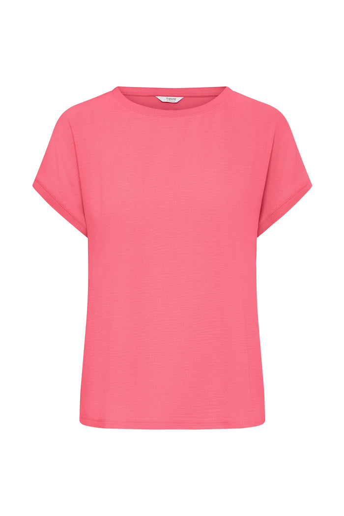 B.Young ByPanyax Phlox Pink Silky Front T-Shirt, 20816338