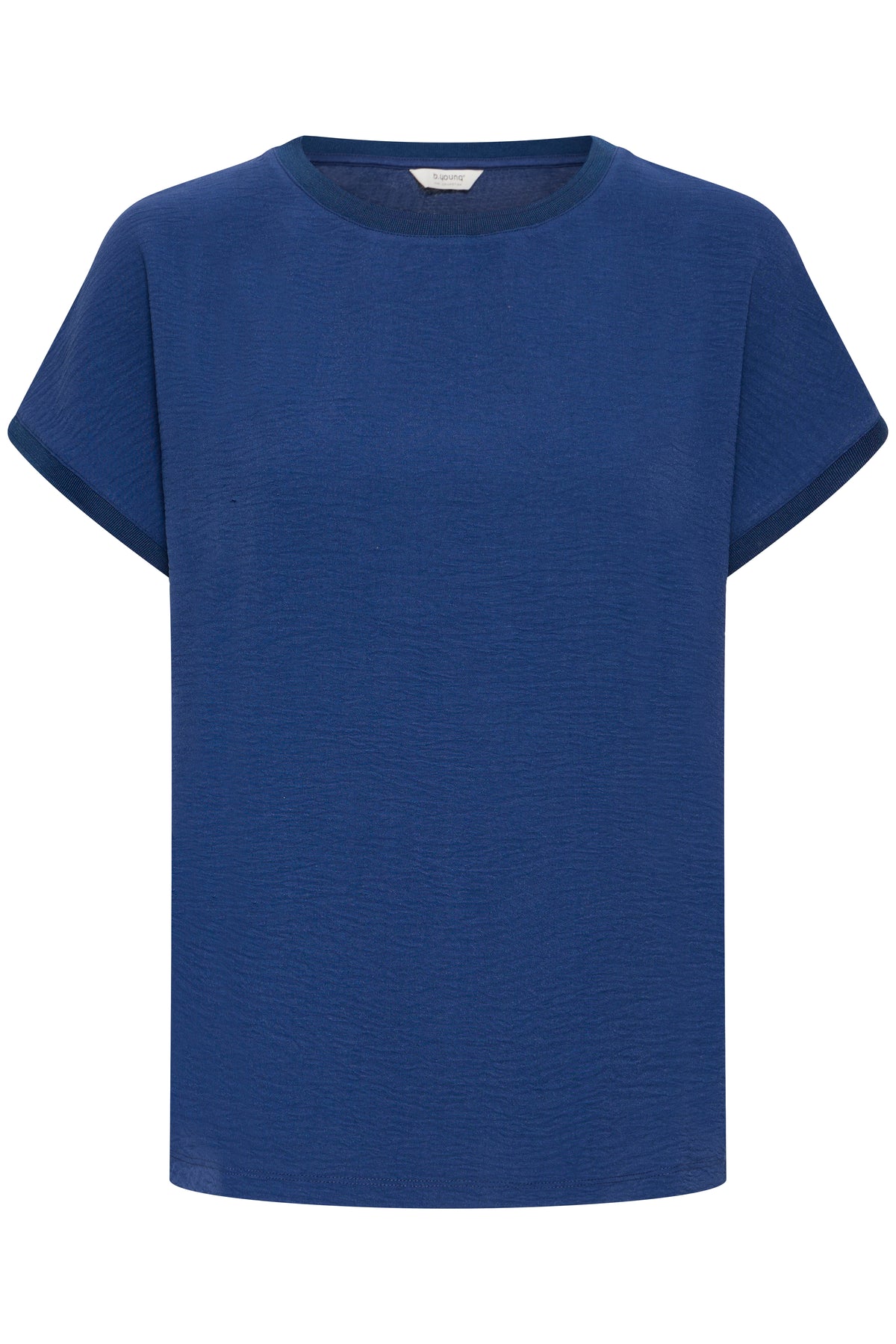 B.Young ByPanyax Medieval Blue Silky Front T-Shirt