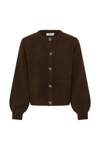 B.Young ByOmea Java Melange Embellished Button Cardigan, 20819510