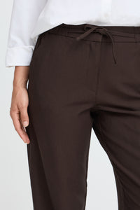 B.Young ByDanta Java Brown Balloon Cuff Trousers