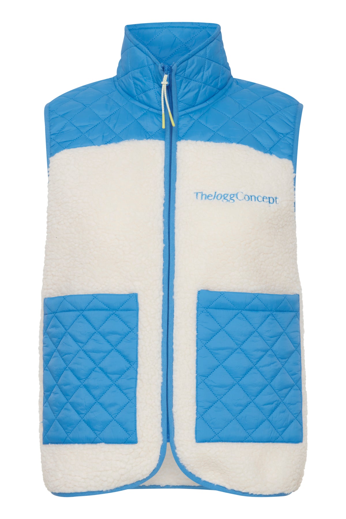 The Jogg Concept Jcberri Malibu Blue Teddy Gilet, 22800160