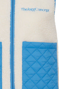 The Jogg Concept Jcberri Malibu Blue Teddy Gilet, 22800160