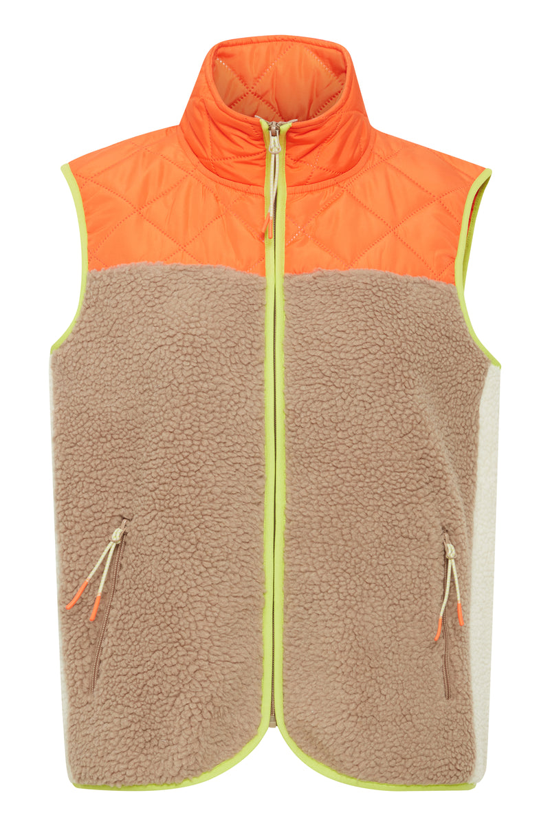 The Jogg Concept JCBerri Flame Mix Teddy Gilet, 22800396