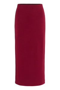 InWear Aida Cabernet Modal Ankle Length Tube Skirt