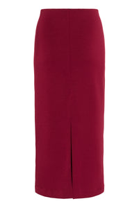 InWear Aida Cabernet Modal Ankle Length Tube Skirt