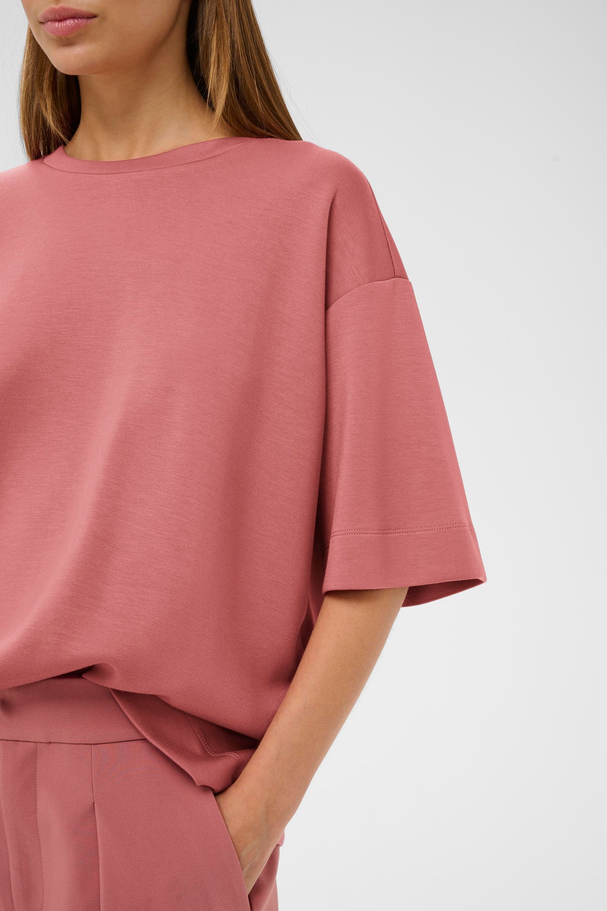 InWear Pannie Withered Rose Oversized Modal T-Shirt, 30109225