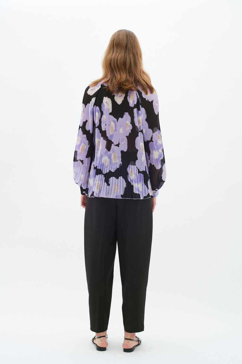 InWear Hendra Lavender Poetic Flower Oversized Shirt, 30109399