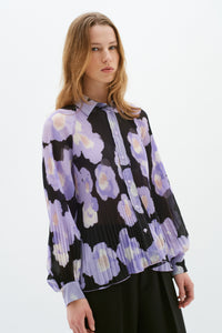 InWear Hendra Lavender Poetic Flower Oversized Shirt, 30109399