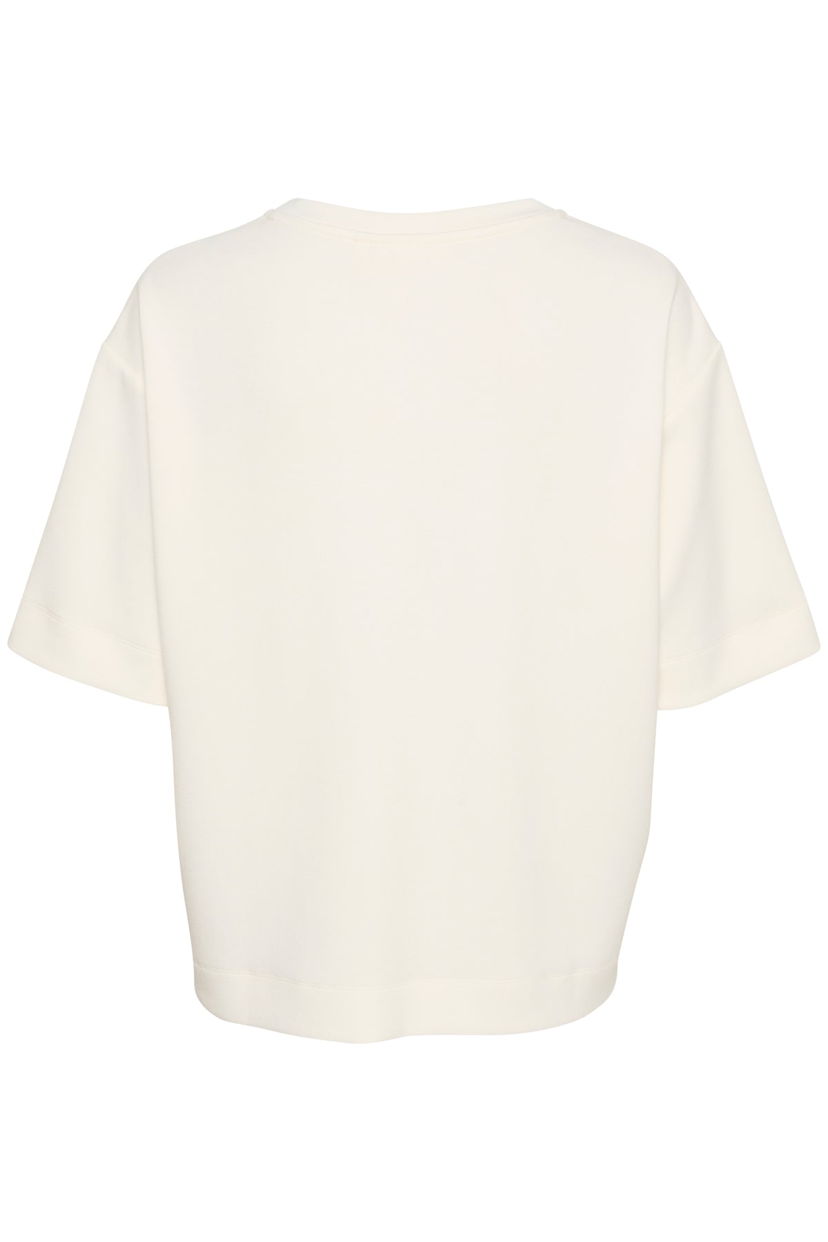 InWear Leicent Whisper White Oversized Modal V-Neck Supersoft T-Shirt