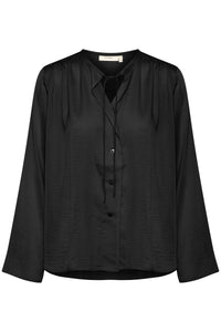 InWear Mato Black V-Neck Blouse, 30109658