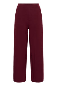 InWear Gincent Zinfandel Burgundy Modal Wide Leg Joggers, 30109909