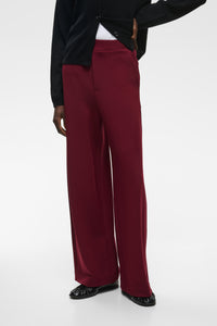InWear Gincent Zinfandel Burgundy Modal Wide Leg Joggers