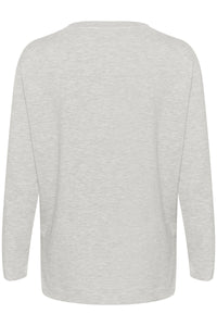 InWear Gincent Granite Melange Modal Supersoft Dipped Hem Sweatshirt, 30109922