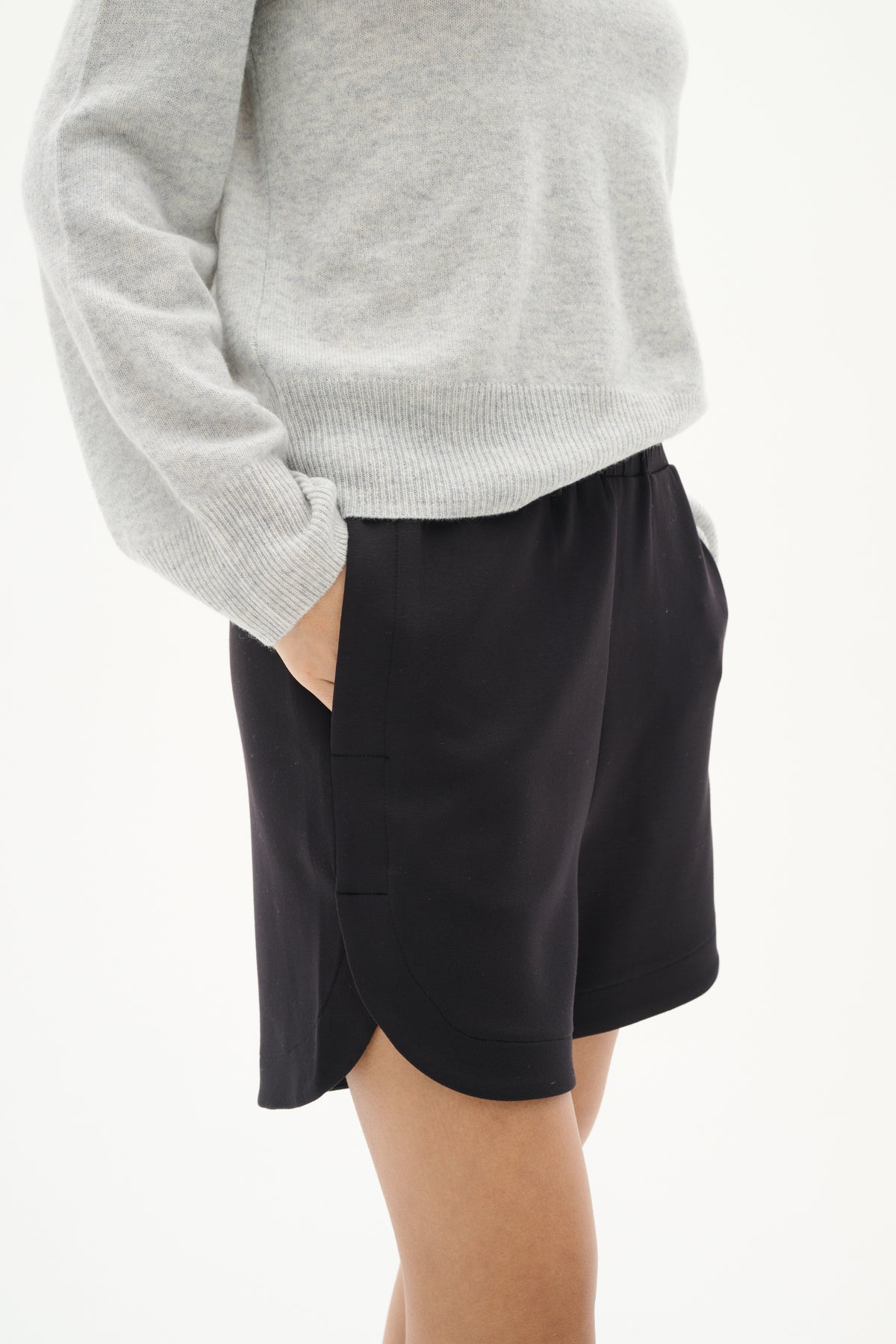 InWear Hennieh Vincent Black Modal Sports Luxe Shorts