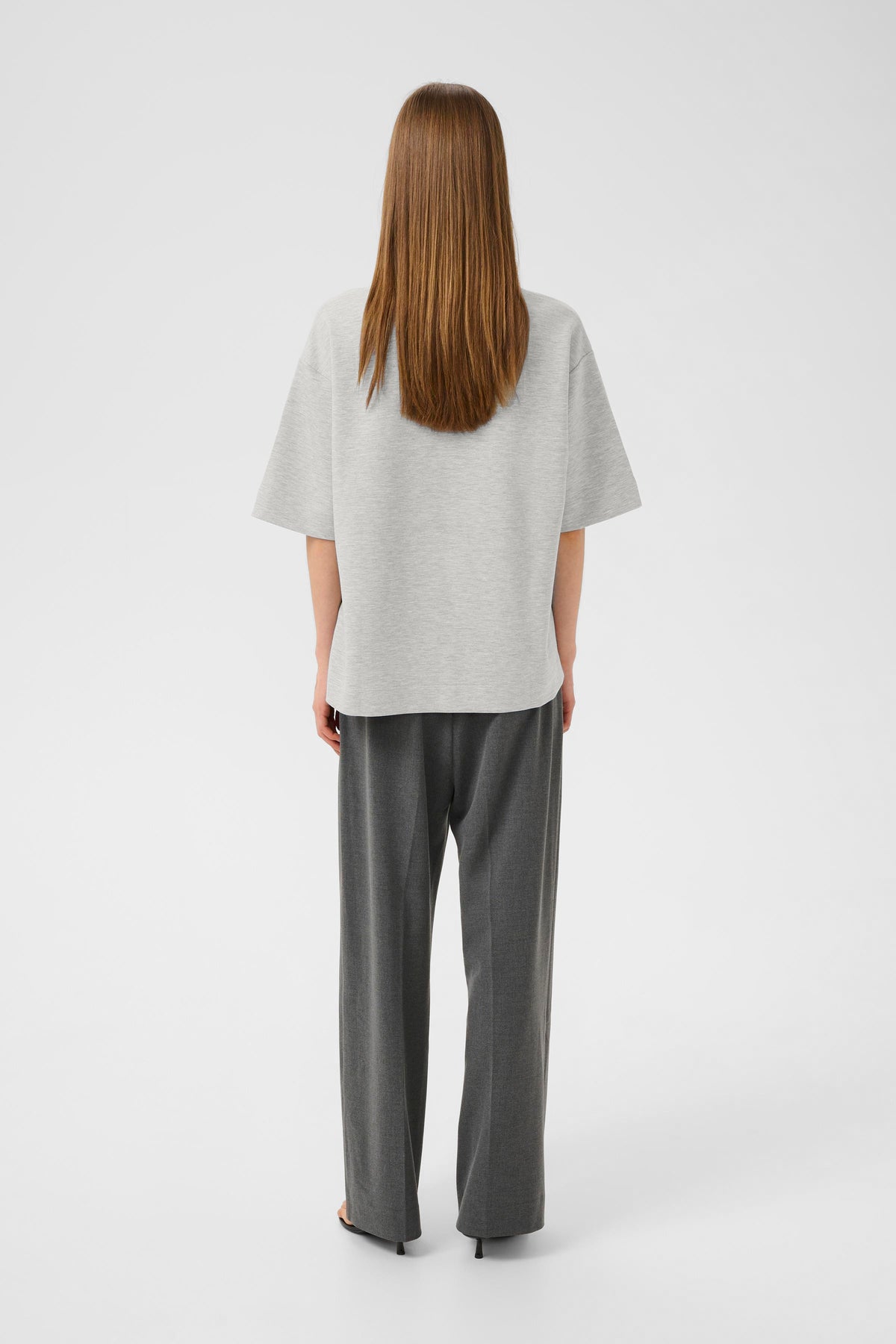 InWear Pannie Granite Melange Oversized Modal T-Shirt, 30110826