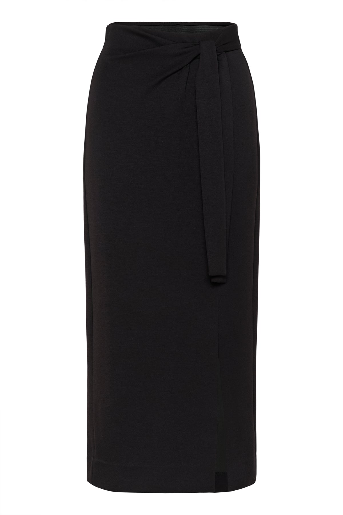 InWear TriIW Vincent Black Knot Tie Modal Tube Skirt